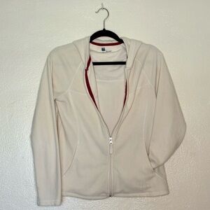 GAP small size white hoodie with red trim!